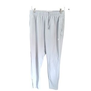 Gymshark Lightweight Pull On Elastic Waistband Windbreaker Joggers Gray Medium